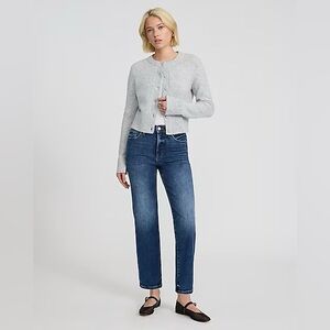 Express Ankle Straight Blue Jeans